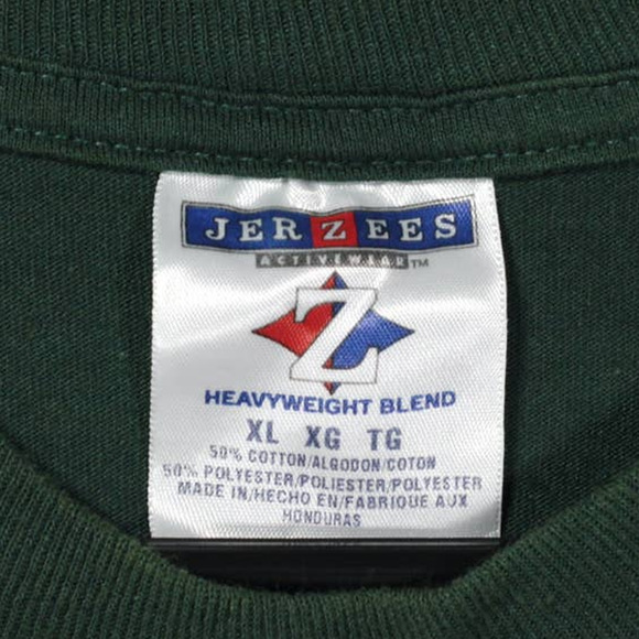 Vintage Y2K Jerzees 2004 Dr. Martin Luther King Jr. Green and Gold T-Shirt - Picture 4 of 8